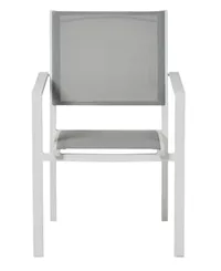 Barbana Quarry Grey Metal Armchair | £32 £16 (save £16) at B&amp;Q