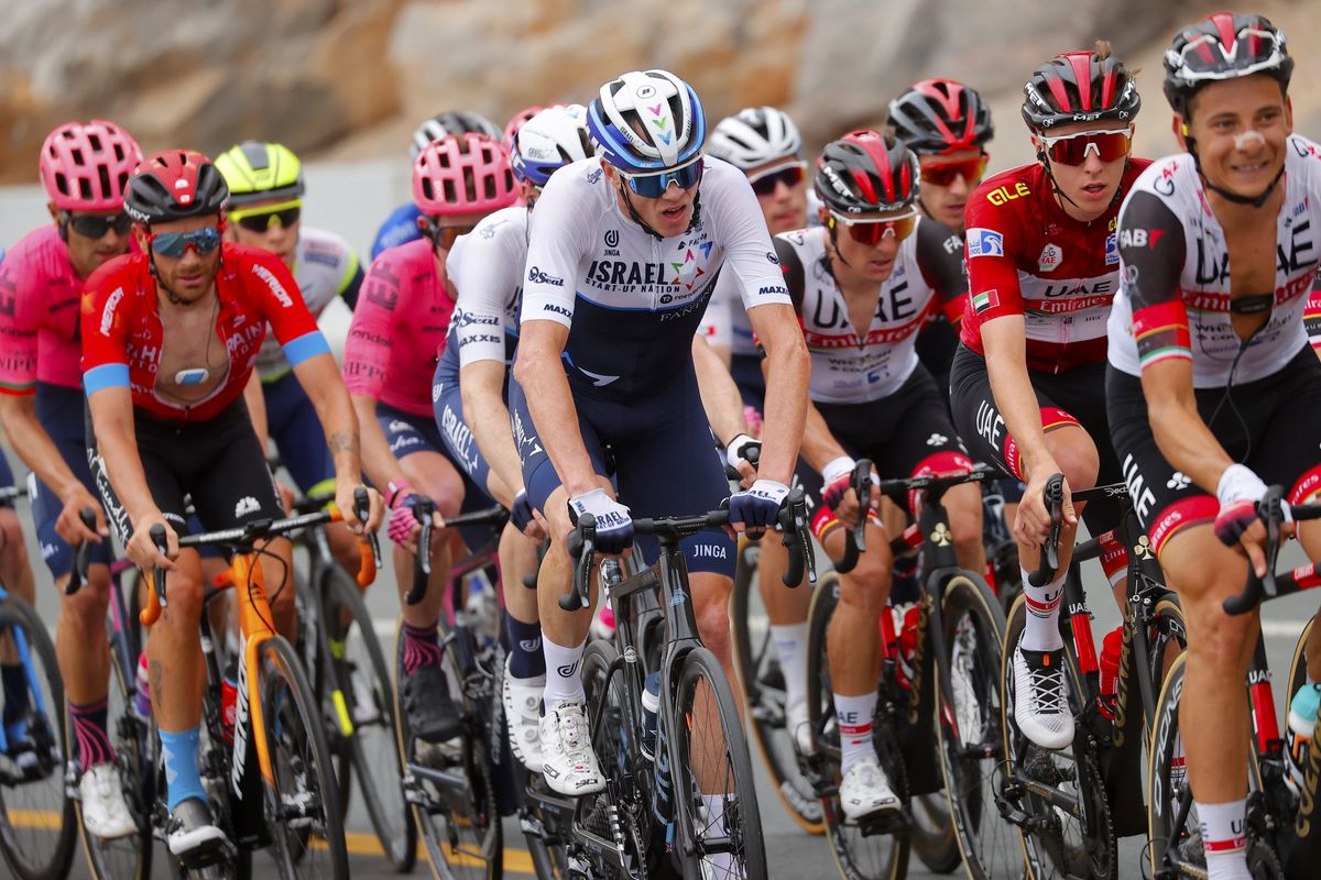 Chris Froome was distanced mid-climb
