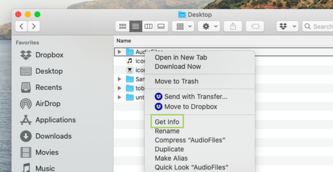 change icon folder color mac
