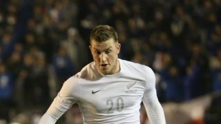 Chris Wood in action for New Zealand