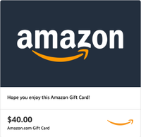 $10 Promotional Credit when you buy $40 in Amazon Gift Cards:&nbsp;was $50, now $40 at Amazon (save $10)