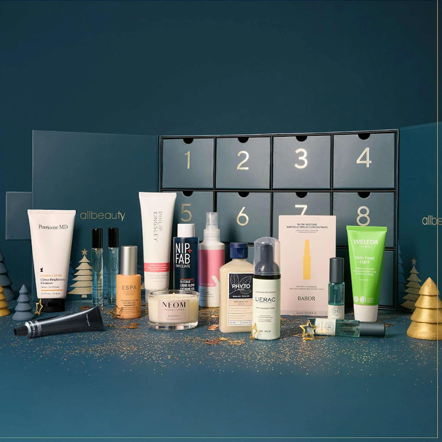 Allbeauty 12 Days of Christmas Advent Calendar (worth Over &amp;pound;360)