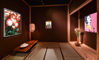 Hamiltons Gallery shared David Gill's Best Stand award, recreating an intimate Japanese interior 