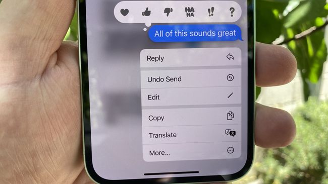 can you edit a text message after it's been read on iphone
