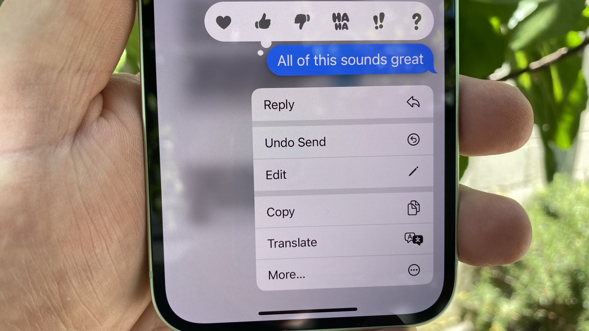 iOS 16 review editing messages