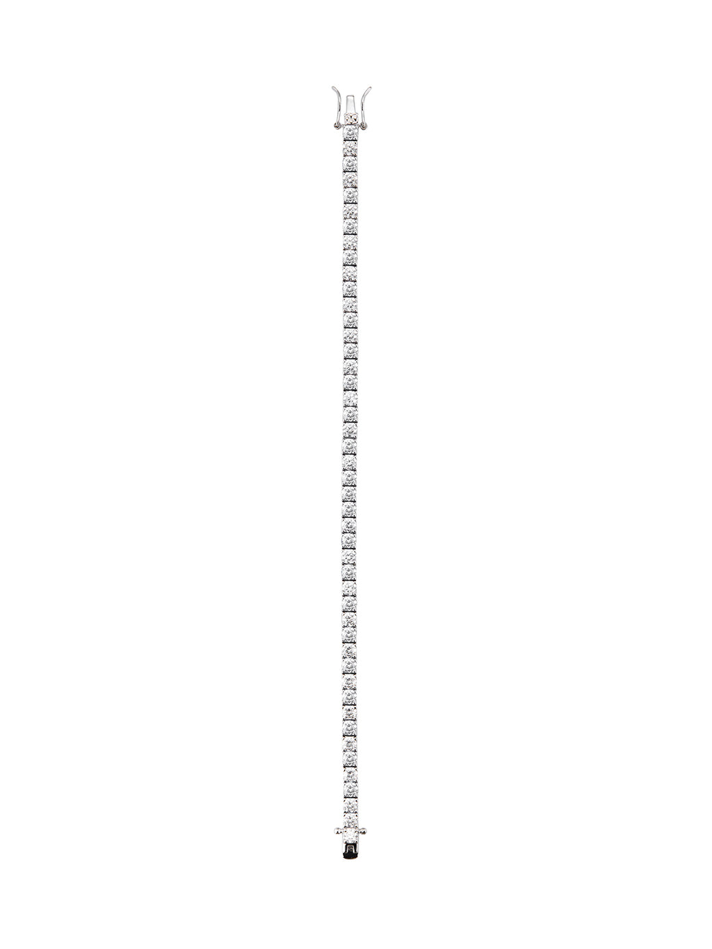 Kate Rivi&amp;Egrave;re Bracelet in 3.75mm Lab White Sapphire, Sterling Silver