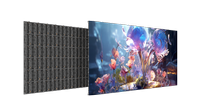 AbsenLive Introduces the SA1.5 display, shown here with vivid, colorful floral patterns.