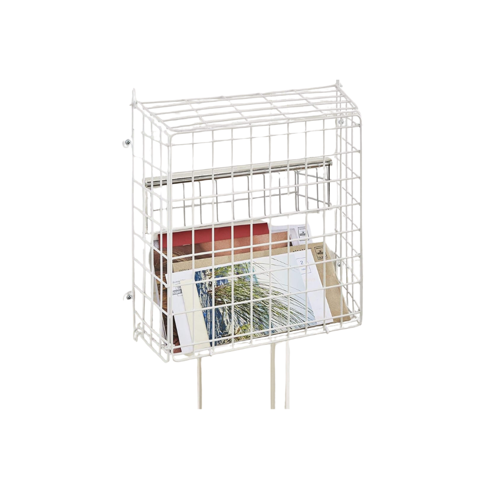 White grid letterbox
