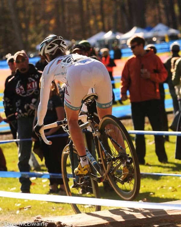 Mo Bruno-Roy (Bob&rsquo;s Red Mill-Seven) lost a chain early in the race and could never recover.
