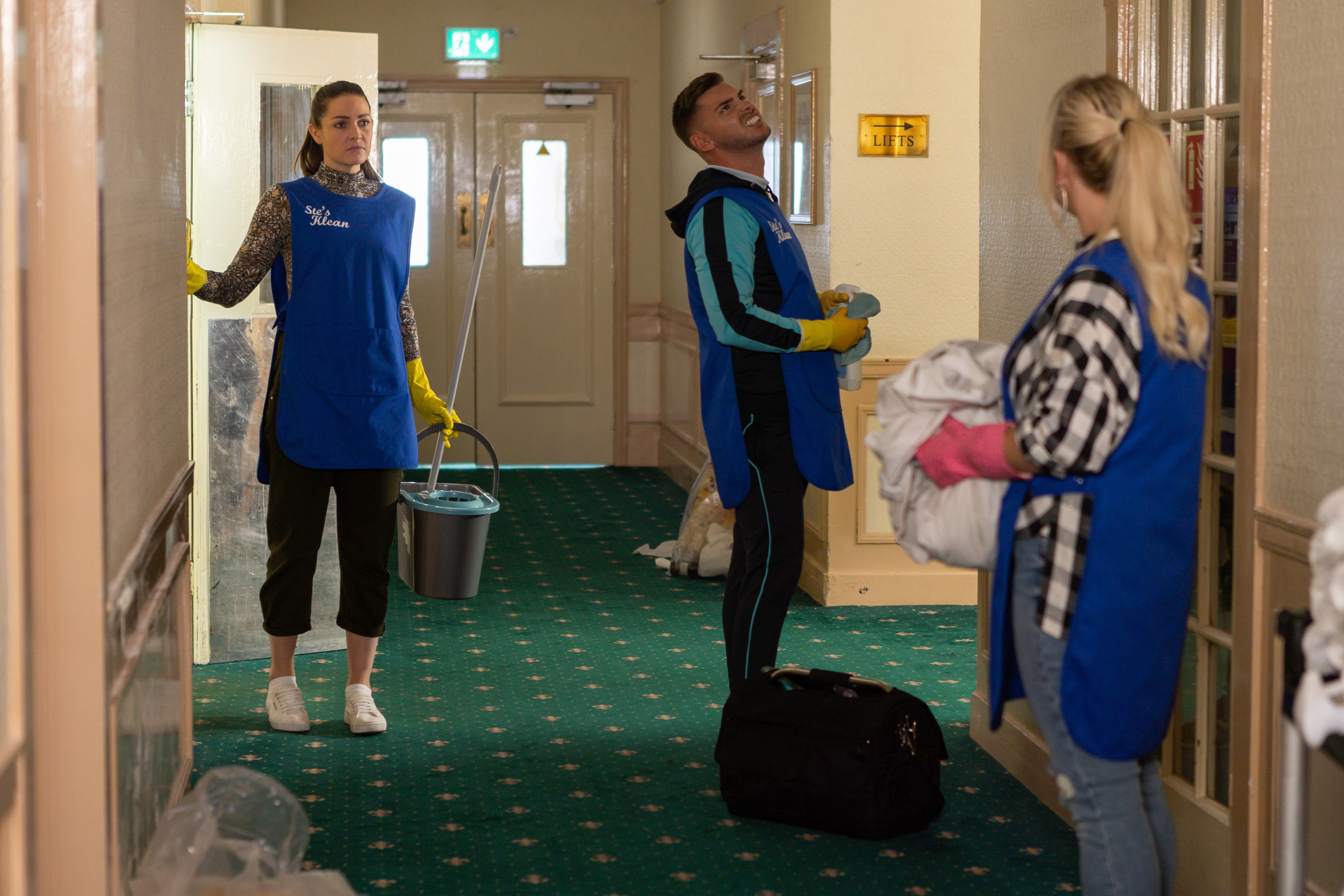 Ste and Sienna in Hollyoaks