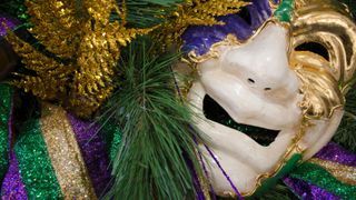 Masks from Mardi Gras, New Orleans