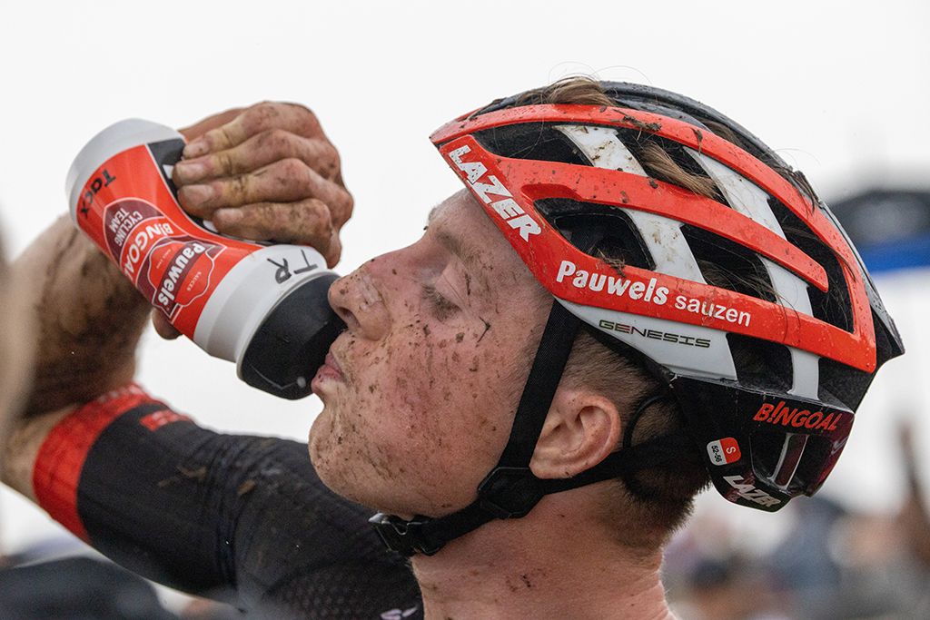 Toon Vandebosch after the Waterloo UCI Cyclo-cross World Cup men's elite race 2021