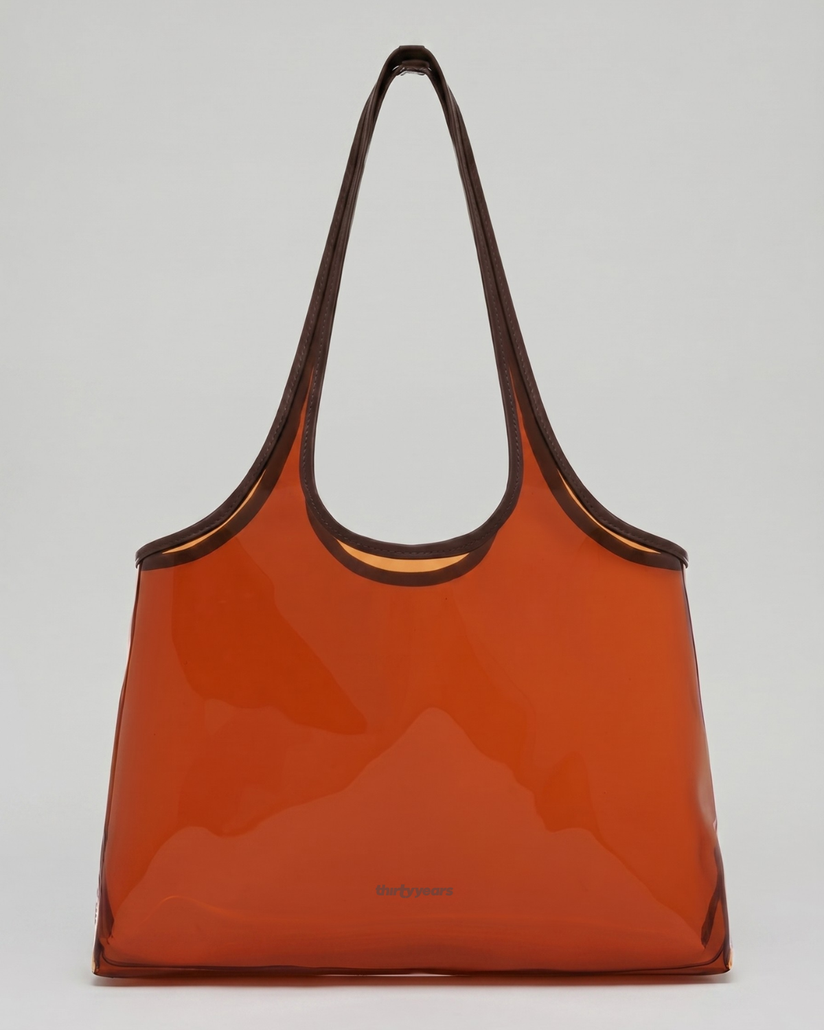 Jelly Clear Tote - Amber