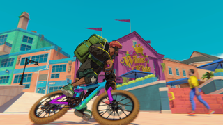 The art of making open world video games; a bmx style bike