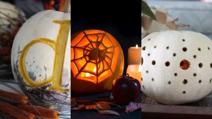 Three pumpkin carving ideas