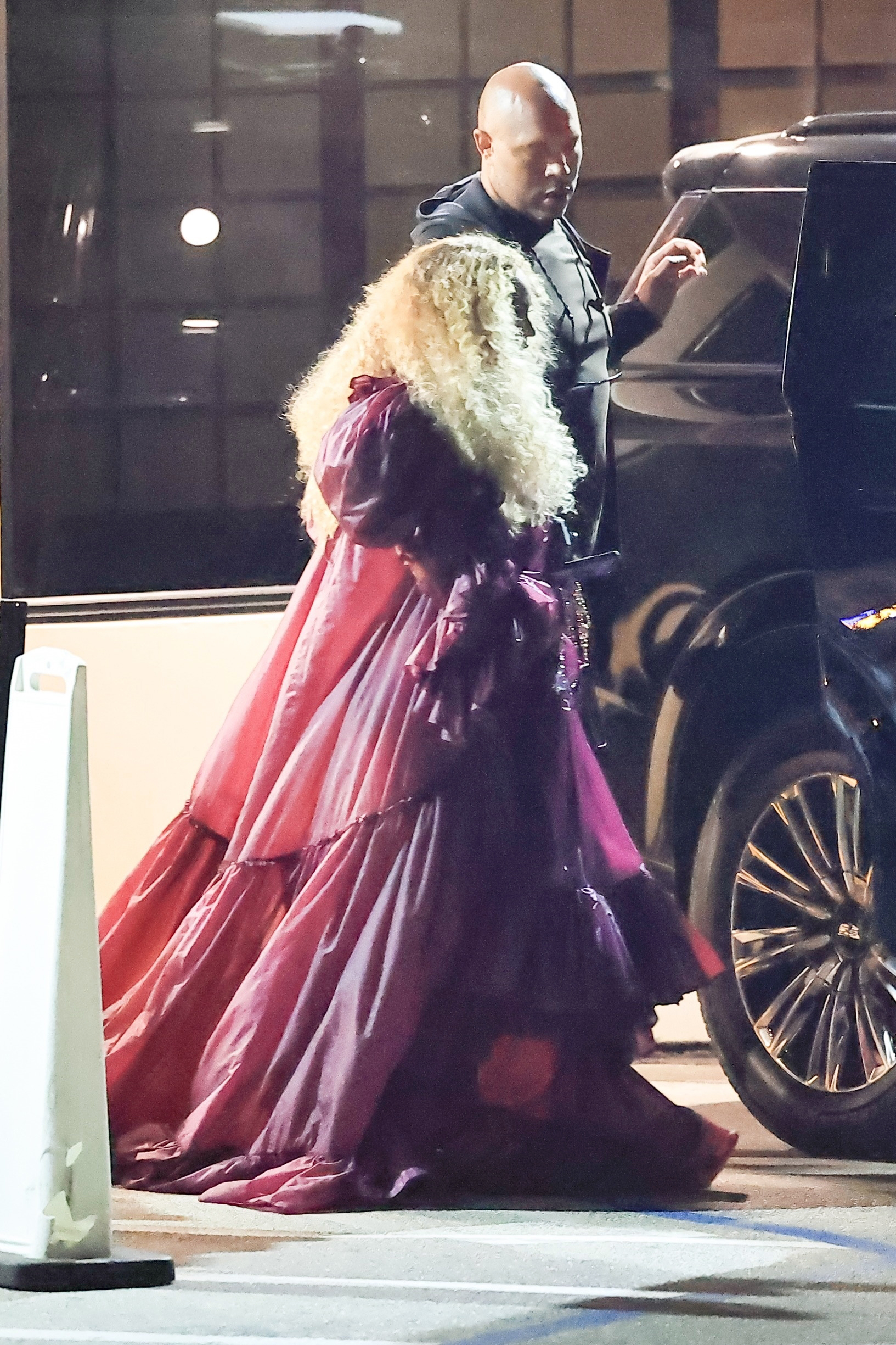 Beyonc&amp;eacute; wore a voluminous purple gown from Saint Laurent as a Met Gala 2026 teaser