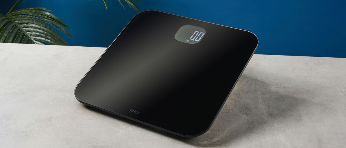 A Fitbit Aria Air smart scale