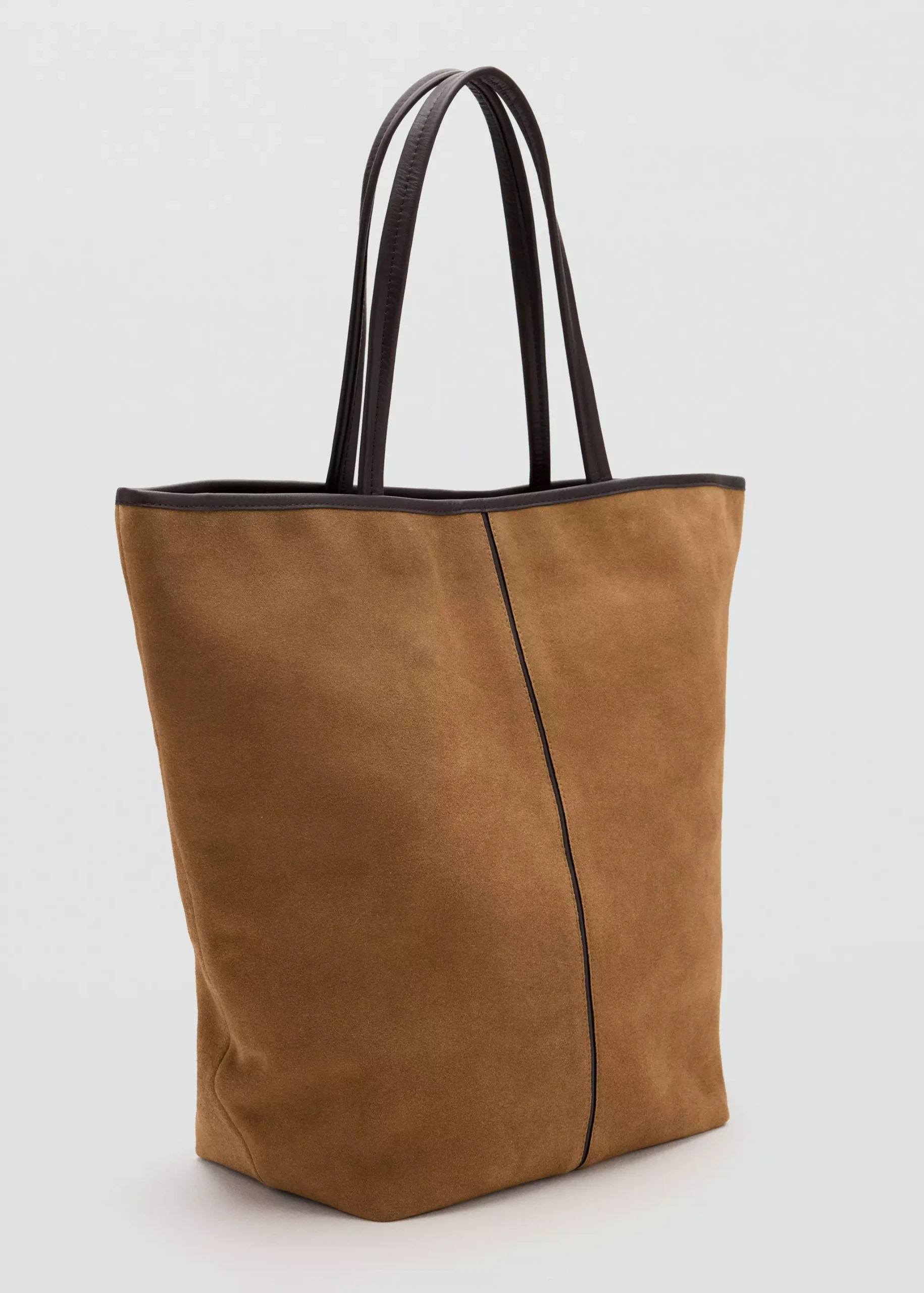 Split-Leather Tote Bag - Women | Mango United Kingdom
