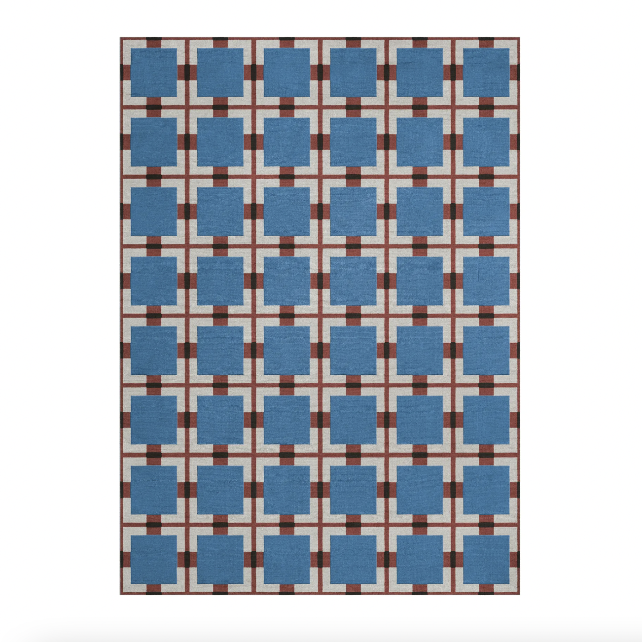 Layered X Evelina Kroon Berry Rain Wool Rug
