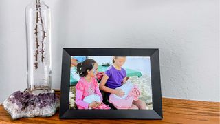 Aeezo Digital Photo Frame displaying photo