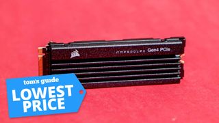 Corsair MP600 Pro LPX SSD with a Tom's Guide deal tag