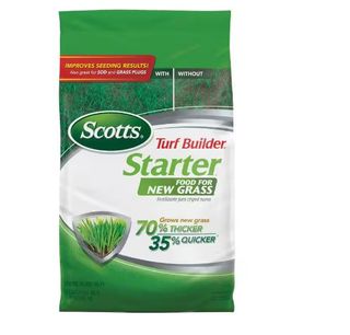 scotts turf starter fertiliser for new grass