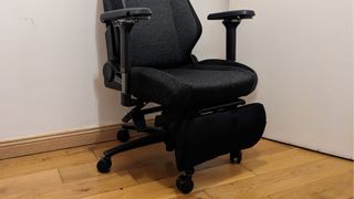 Secretlab's Recliner Add-on folded down on a Titan Evo chair