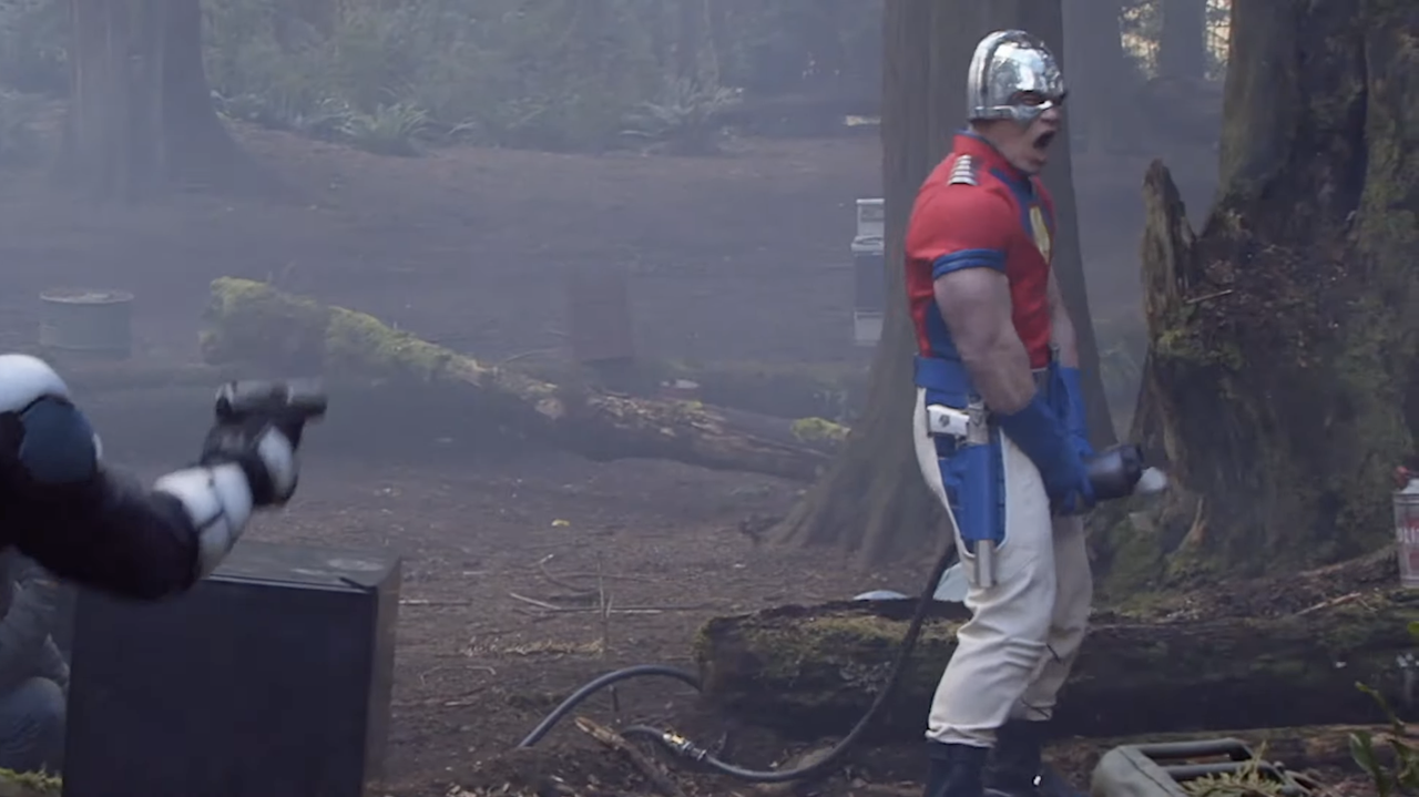 Peacemaker behind the scenes at DC Fandome