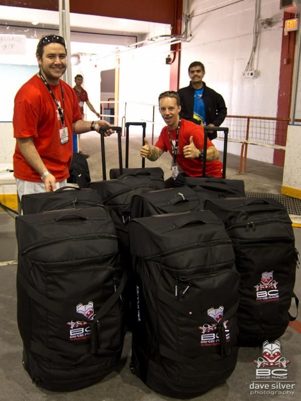 Bags are all packed and ready to go