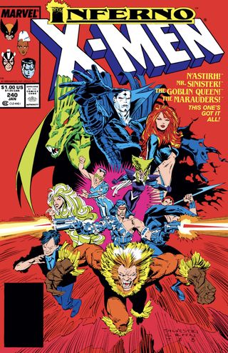 Uncanny X-Men #240 cover
