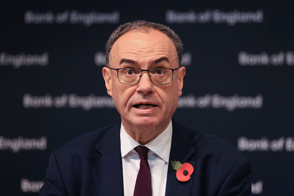 Andrew Bailey, governor of the Bank of England (BOE), during a news conference on interest rates at the bank's headquarters in the City of London, UK, on Thursday, Nov. 6, 2025