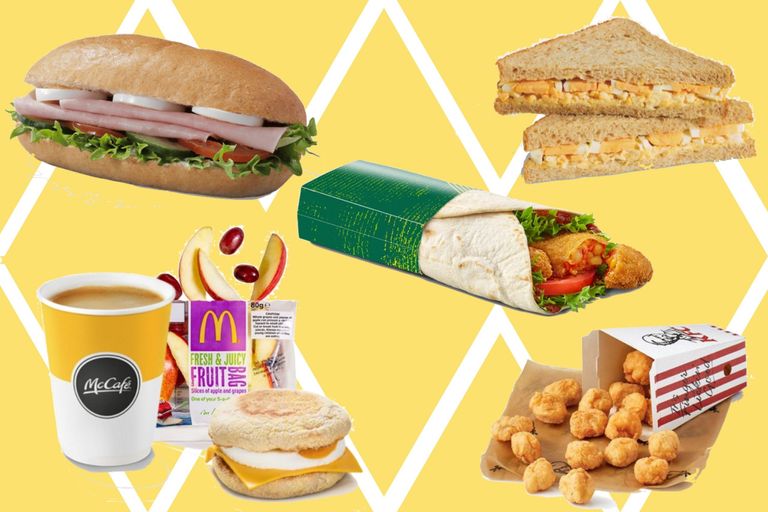 A collection of the healthiest fast food
