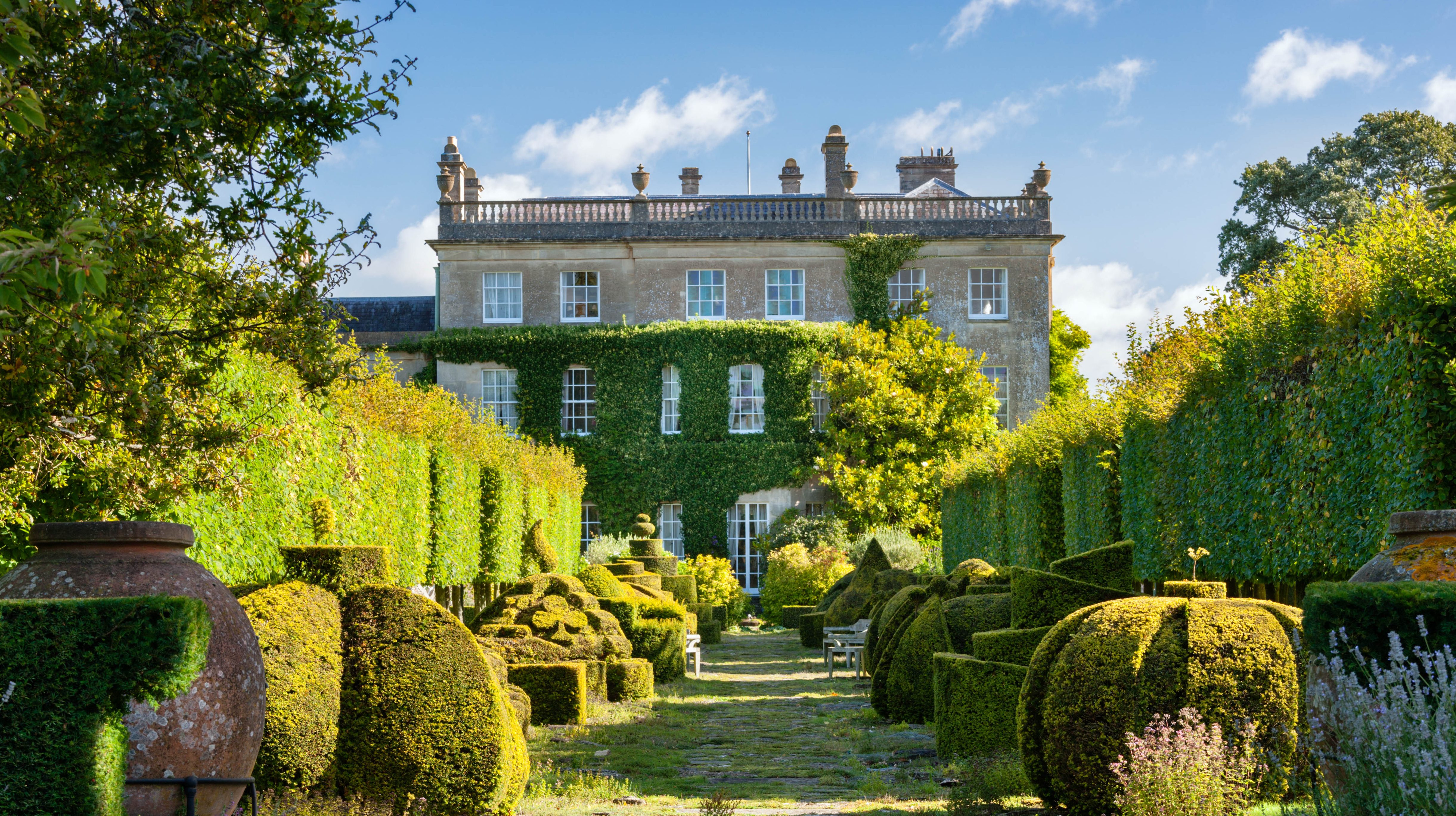 Thyme Walk and Highgrove House.