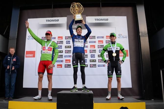 Podium at the Arctic Race of Norway
