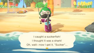 Animal Crossing New Horizons Sucker Fish