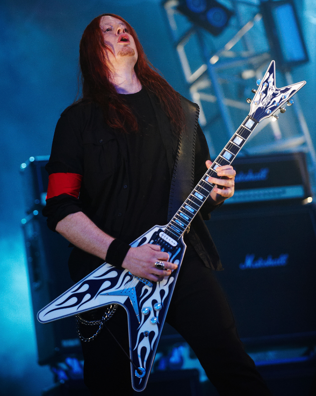 Michael Amott on stage