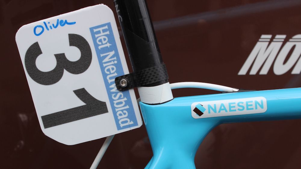 A simple piece of electrical tape to ensure the correct bike fit