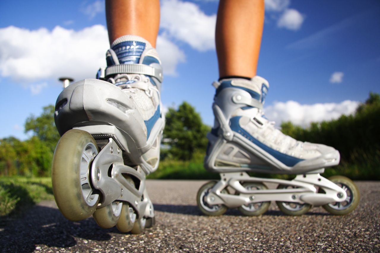 Rollerblades.