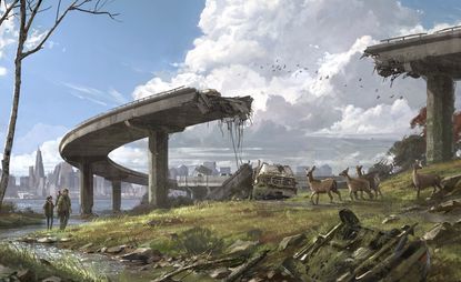 Concept art from the The Last of Us, by Naughty Dog