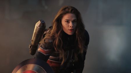 Peggy fighting Wanda in Doctor Strange 2