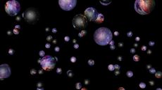 An artist's illustration of the multiverse.