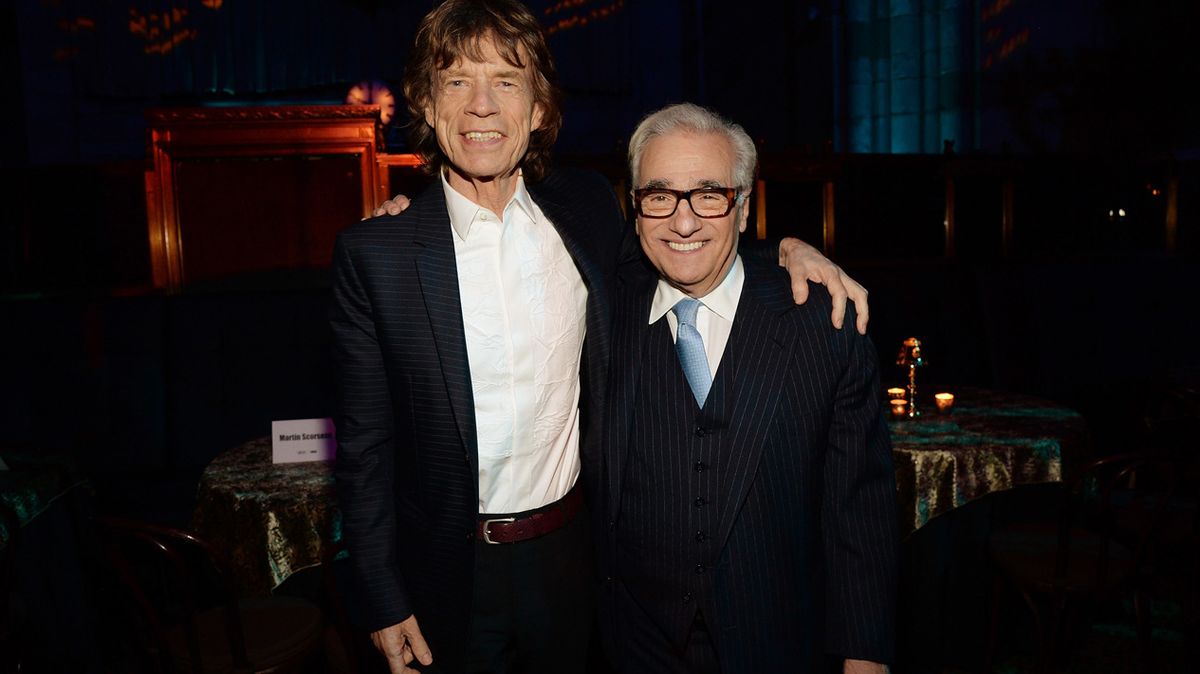 Mick Jagger and Martin Scorsese