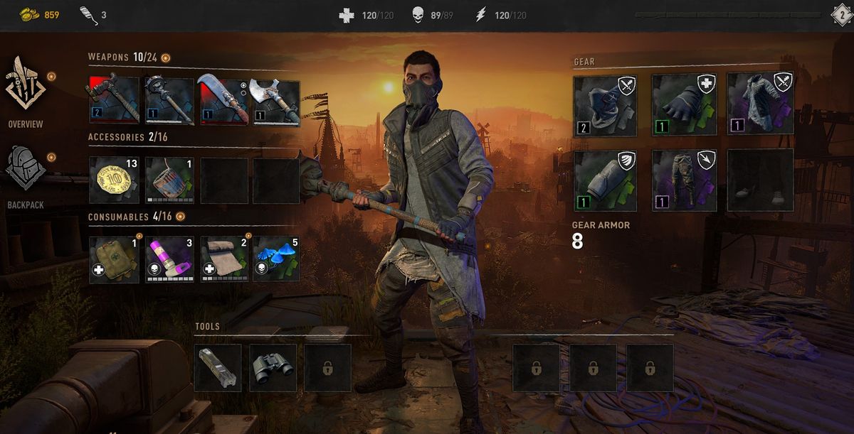 Dying Light 2 character screen