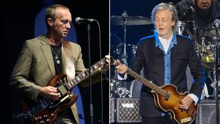 Steve Cradock and Paul McCartney