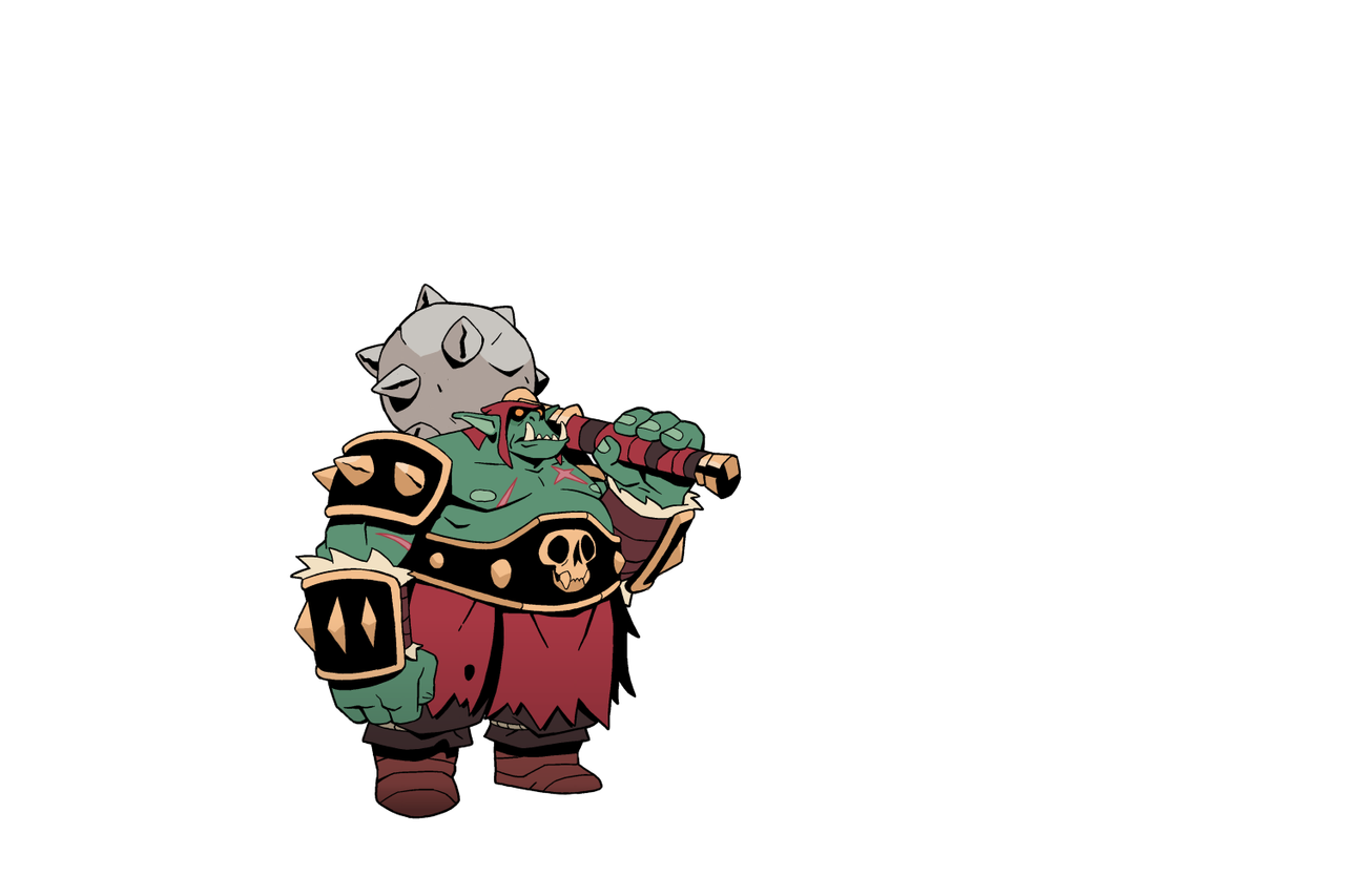 Absolum video game character design; animated characters design for a video game