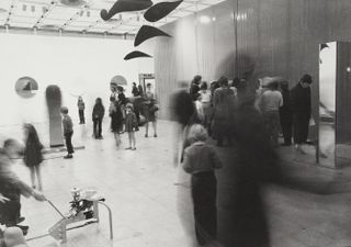 Installation view of ‘Kinetics: An International Survey of Kinetic Art’, 1970