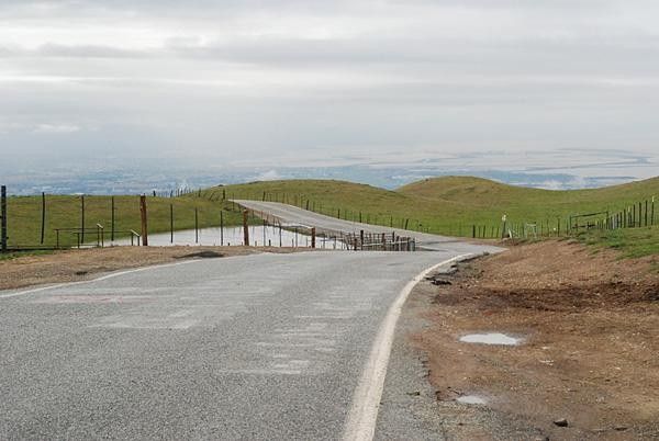 The final meters of the Sierra Grade
