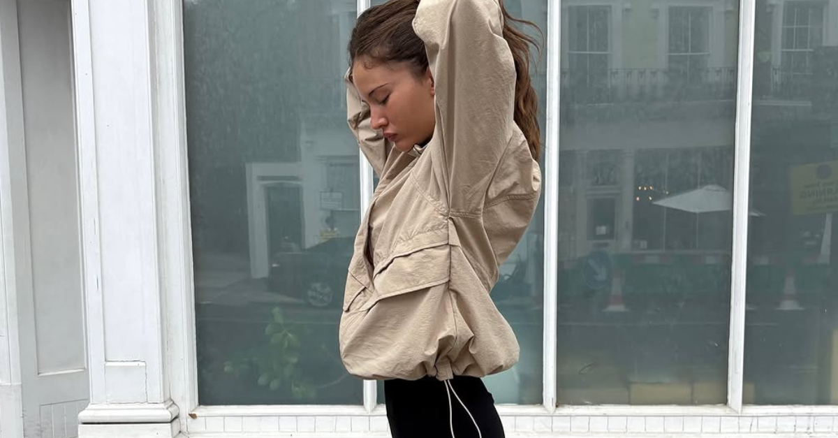 Everyone Is Wearing Parachute Jackets With Capri Pants This Fall