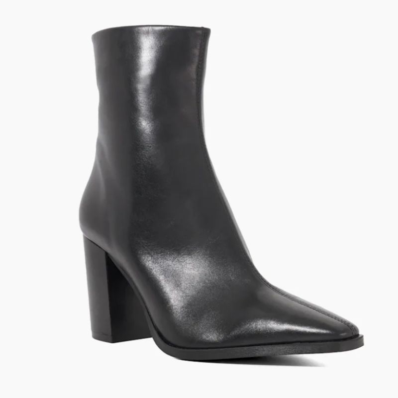 black short boot