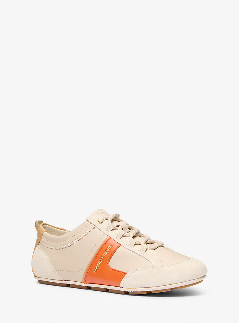 Michael Kors, Keely Leather Trainer in Mimosa